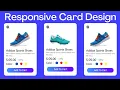 Responsive Card Design Using HTML CSS In Hindi Responsive Product Card Using HTML CSS Hindi