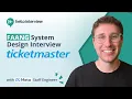 System Design Interview Design Ticketmaster w a Ex-Meta Staff Engineer