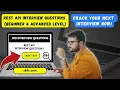 REST API Interview Questions Answers REST API Interview Questions Beginner Advanced Level
