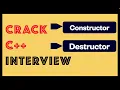 CPP003 C Interview - Part3 Constructor Destructor Copy Constructor Overloading