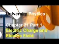 University Physics - Chapter 21 Part 1 Electric Charge Force Charging by Induction Coulomb s Law