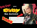 Bad Romance - Lady Gaga Cover by Halestorm (Guitar Music Cover with Tabs for beginners)