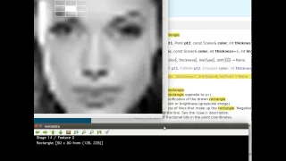 LBP face model visualisation based on OpenCV 3 1