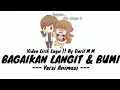 Download Lagu Video Lirik Animasi || BAGAIKAN LANGIT DAN BUMI