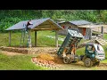 Download Lagu Use Excavator To Fill Foundation With Soil - Roofing The Kitchen With Corrugated Iron