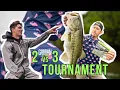 Googan 2V2 BEST 5 Bass FISHING TOURNAMENT BONUS ROTATING ANGLER