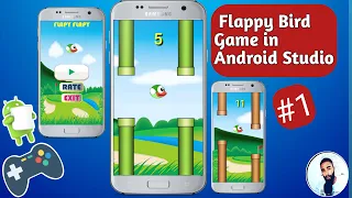 Create flappy bird clone in Android Studio Using Java part 1