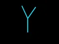 Y alphabet Draw Y alphabet in python by using turtle