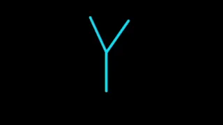 Y alphabet Draw Y alphabet in python by using turtle