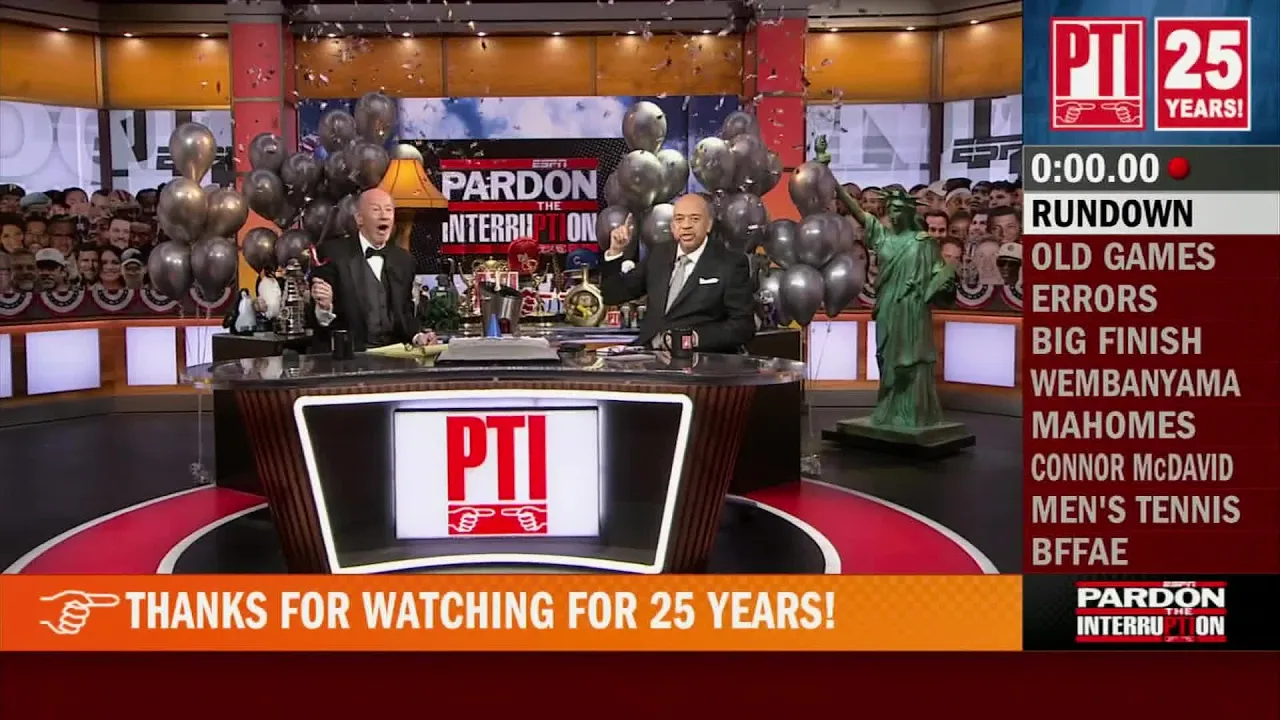 BEST MOMENTS from Pardon The Interruption 25th anniversary special 🔥