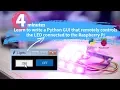 Learn to use Python to write a GUI that remotely controls the LED connected to the Raspberry Pi