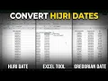 How to convert Hijri to Gregorian Date
