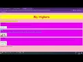 Higher WDD Lesson 5 - Implementation