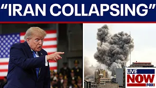 Trump vows 'Iran completely collapsing'