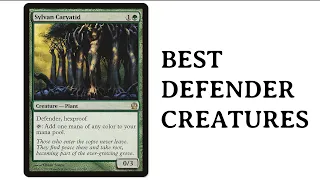 The 40 Best Creatures With Defender In Magic Ranked