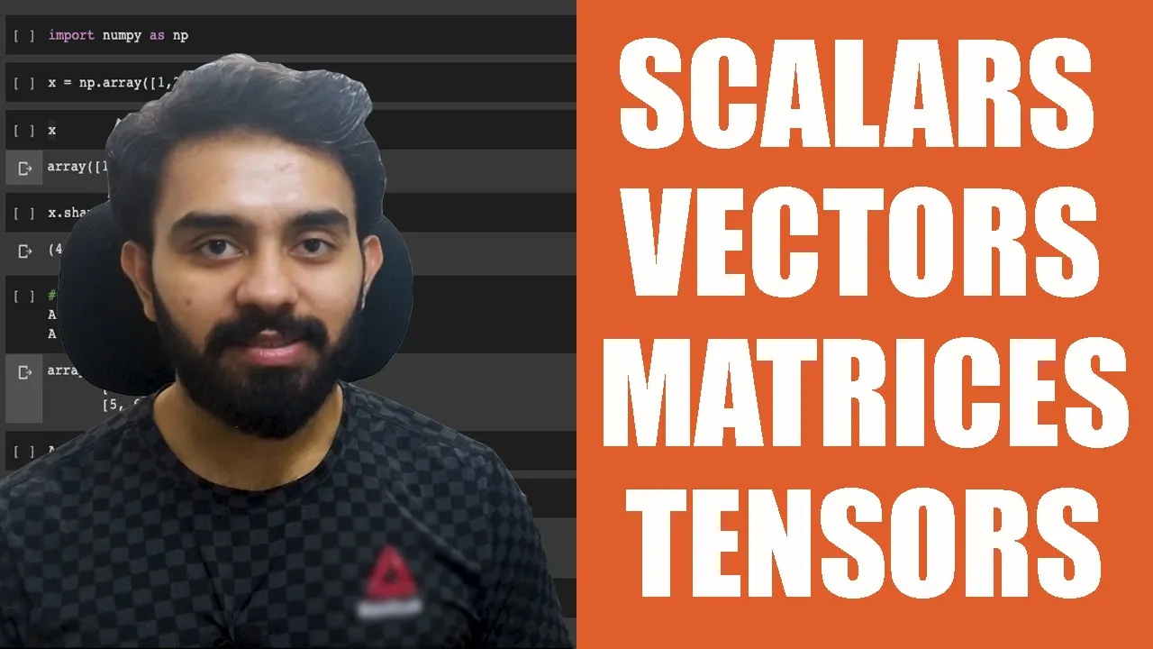 Linear Algebra Ep 1 | Introduction to Vectors, Matrices and Tensors using NumPy