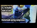 Homemade strut spring compressor Awesome easy to use DIY