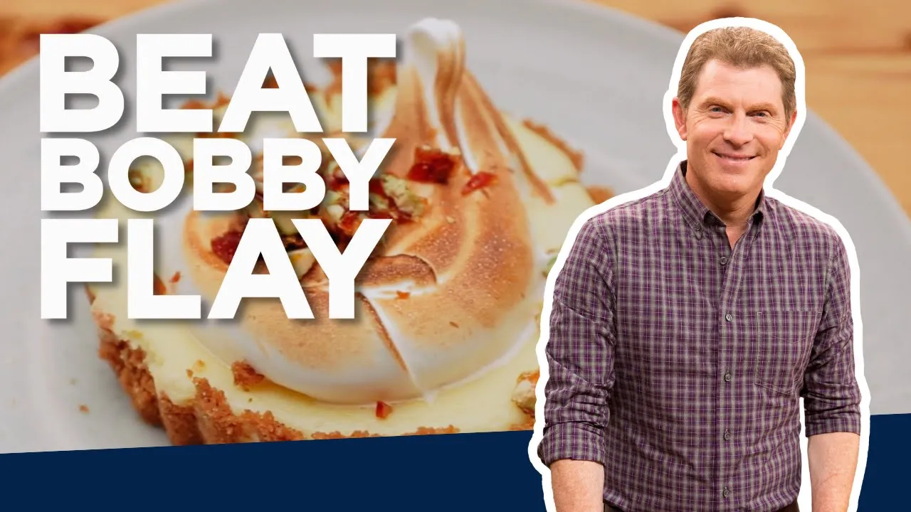 Bobby Flay Makes Meyer Lemon Meringue Pie   Beat Bobby Flay   Food Network