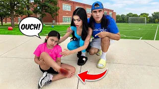 The LITTLE GIRL Got Hurt In SCHOOL!