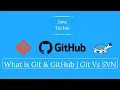 What is Git and GitHub Difference between Git and SVN Part-1 Java Techie