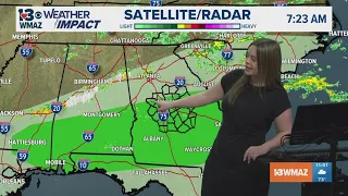 WATCH Weather Impact Thunderstorm chances in Central Georgia on Saturday