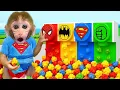 Download Lagu Monyet Bon Bon Imut melarikan diri dari labirin penjara dan berenang di kolam gelembung