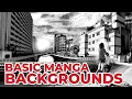 Can t Draw Manga Backgrounds Here s how Basic Manga Background Tutorial