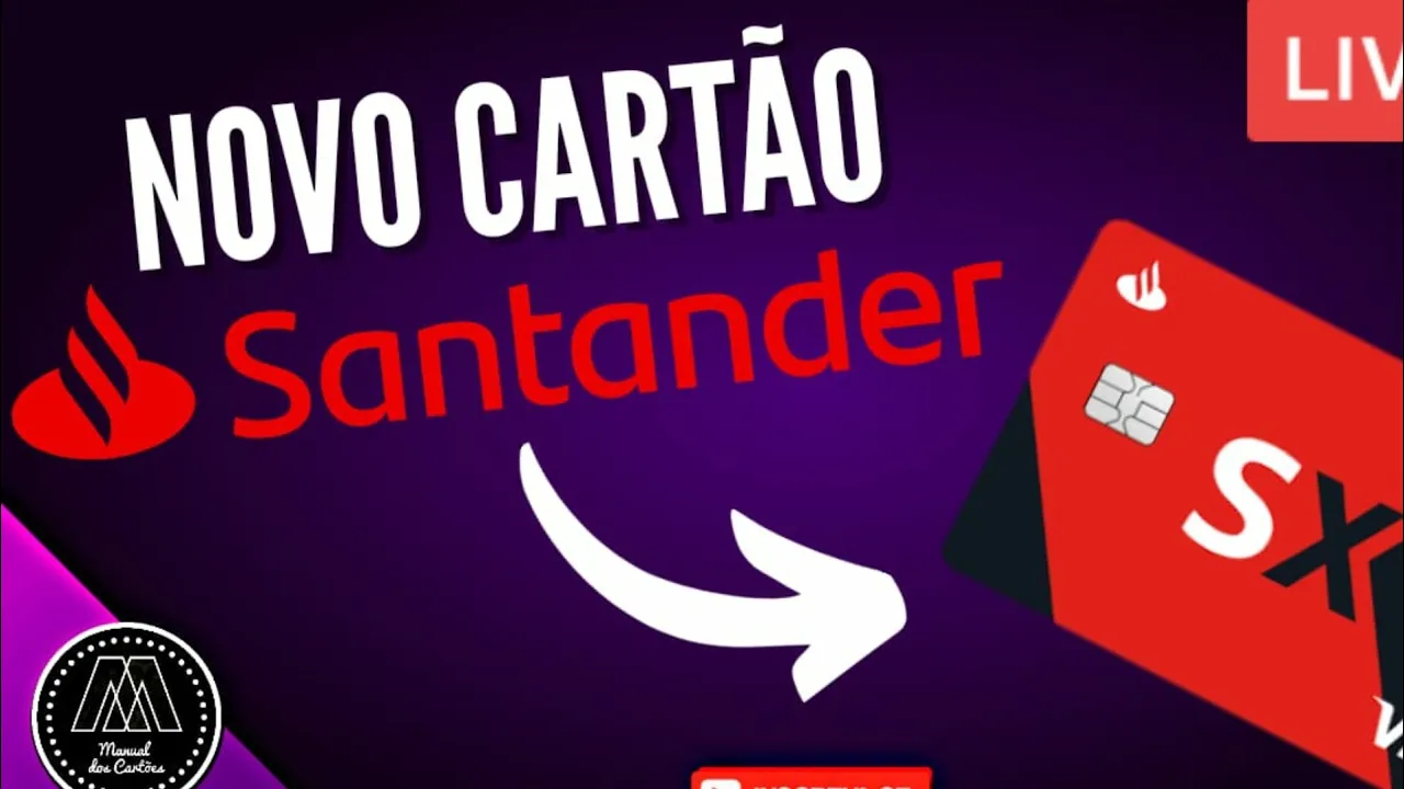 ???? LIVE | NOVO CARTÃO SANTANDER | FÁCIL APROVAÇÃO