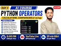 Day 2 Python Operators Calculations Comparisons f-strings AI Course