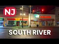 Exploring South River NJ at Night Fog Empty Streets 4K