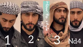 How To Wear Keffiyeh Pagri Badhane Ka Tarika 4 Style Majid Shah 