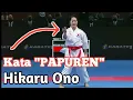Lagu kata PAPUREN Shito Ryu by HIKARU ONO || Japanese Karateka || Fujairah 2022 - WKF