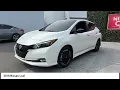 2023 Nissan Leaf Black madera Visalia Fresno Financing Clovis Used stock Service High - Quality Niss