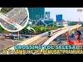 Lagu CROSSING TOL SELESAI LAYANG LRT 1B Siap LANJUT PASANG REL !! Hubungkan Jalur PEMUDA - PRAMUKA