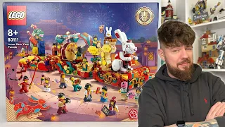 PARADA Z OKAZJI NOWEGO ROKU KSIĘŻYCOWEGO 🐇 LEGO 80111 RECENZJA