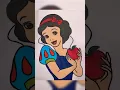 Coloring snow withe Disney Princess coloring page