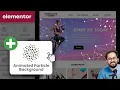 Elementor - Animated Interactive Particle Effect NO PLUGIN