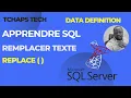 How to replace character strings with REPLACE TRANSLATE STUFF - SQL Server 19