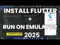 Install Flutter Run the Flutter App on Android Emulator AVD Flutter Tutorial