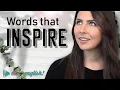 Advanced English Vocabulary - Words to INSPIRE