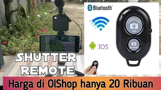 bluetooth remote shutter kecil barangnya besar manfaatnya