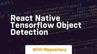 react native tensorflow object detection