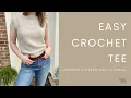 Mystical Tee Crochet Pattern Tutorial