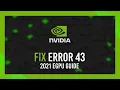 Nvidia eGPU How to Fix Code 43 Error Easiest guide
