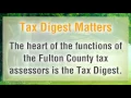 The Fulton County Tax Assessors and Their Tax Terms 404-618-0355