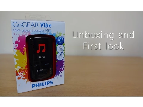 Download MP3 Philips Go GEAR Vibe unboxing and first look