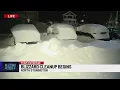 Road conditions in North Stonington after getting over 2 feet of snow