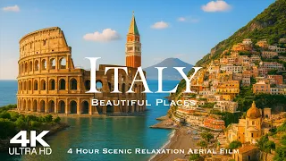 Best Of ITALY 2025 Italia Drone Aerial 4K 4 Hour Ambient Relaxation Film Italy  Best Of ITALY 2025 Italia Drone Aerial 4K 4 Hour Ambient Relaxation Film Italy