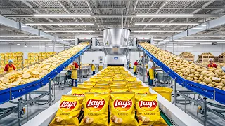 how lays potato chips are made in factory