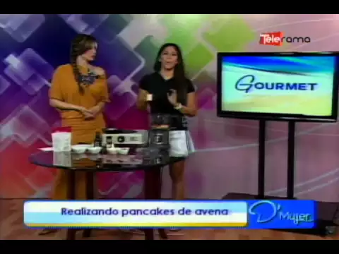 Realizando pancakes de avena